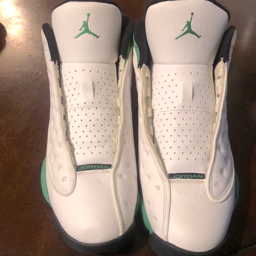 2020 Jordan 13 Retro in Lucky Green